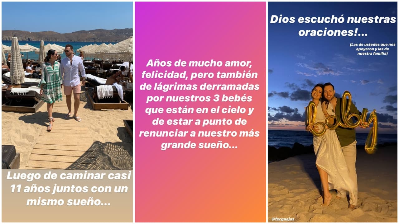 Precisamente junto a su mamá estaba 
<b>Michelle</b> 
<b>Galván </b>cuando oró con fervor en México por un embarazo saludable. Al regresar a Miami, se realizó la prueba y hoy día 
<b><a href="https://www.univision.com/famosos/michelle-galvan-tiene-casi-4-meses-de-embarazo-estoy-segura-que-esta-nueva-historia-va-a-tener-un-final-feliz-fotos">tiene 4 meses de gestación.</a></b> "Dios escuchó nuestras oraciones [...] ¡Gracias por tanto cariño! Ahora estamos tomados de la mano de Dios para que todo salga bien".