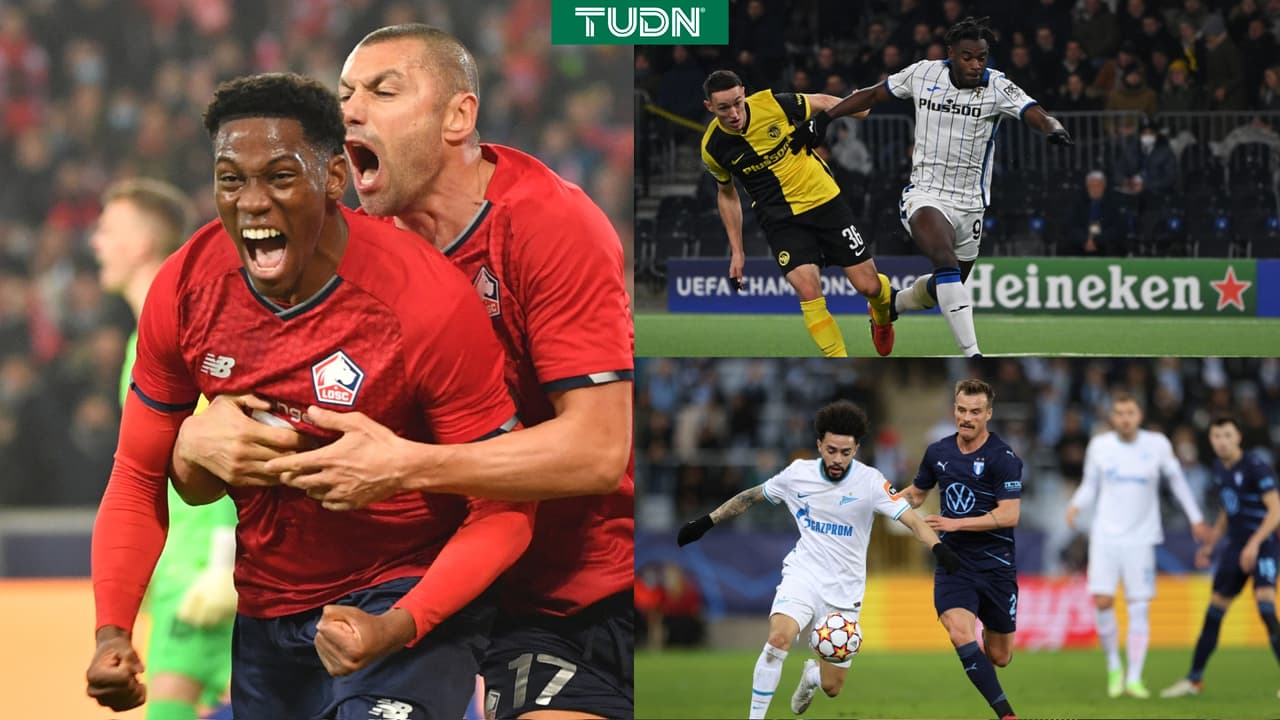 Lille vence a Salzburg de local y Atalanta se complica ante Young Boys
