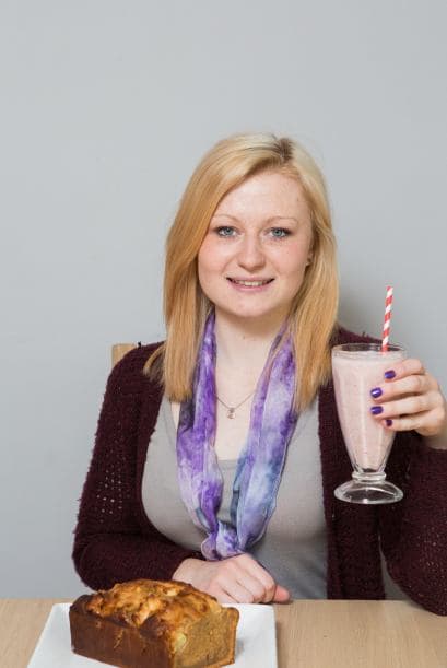 Esta joven solía preparar todo tipo de comida para su familia.