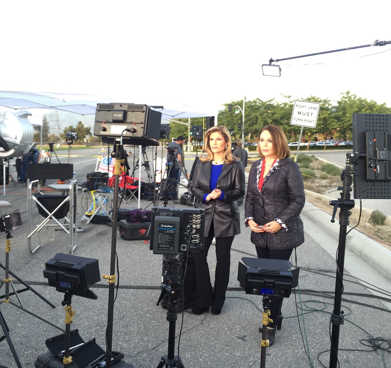 Durante la transmisión en vivo de una edición especial dedicada a los ataques terroristas de San Bernardino, en diciembre de 2015.