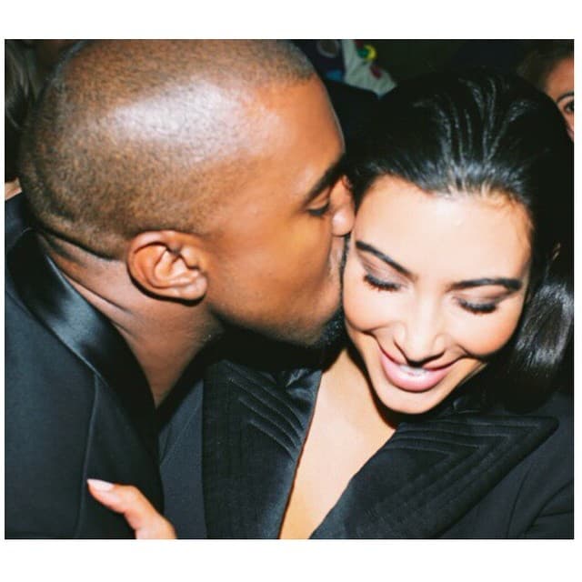 Las fotos más románticas de Kim y Kanye en Instagram.