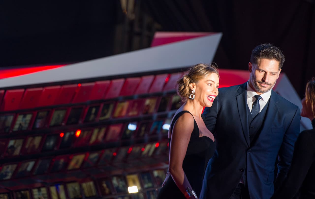 Curiosamente, la colombiana tuvo un peinado muy especial para la ocasión.