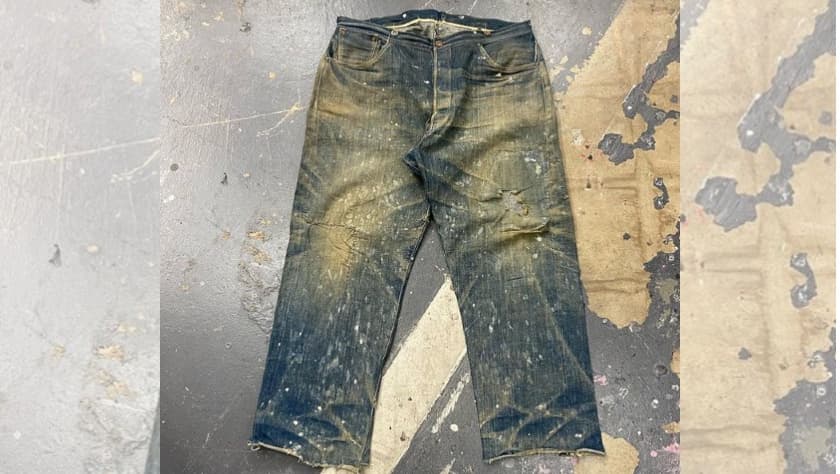 Jeans de 1880 hallados en una mina son subastados en más de $87,000
