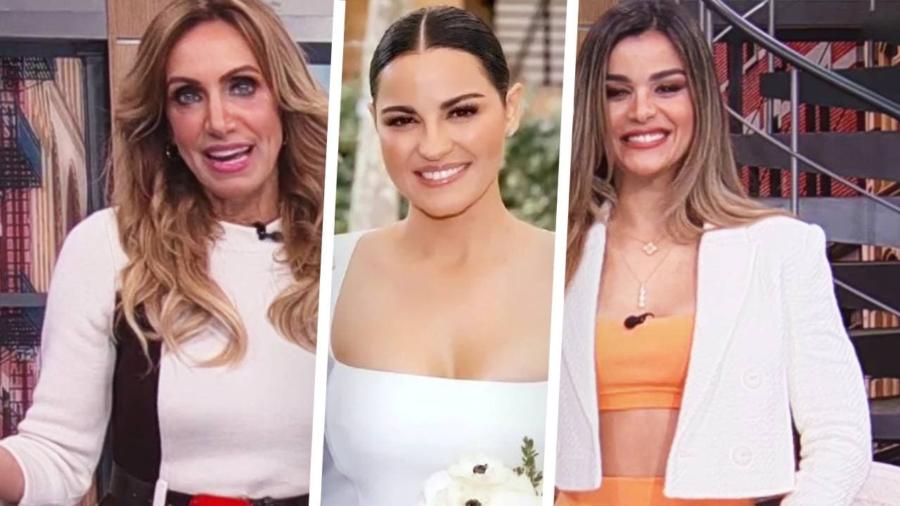 Lili y Clarissa se emocionaron al conocer el sexo del bebé de Maite Perroni