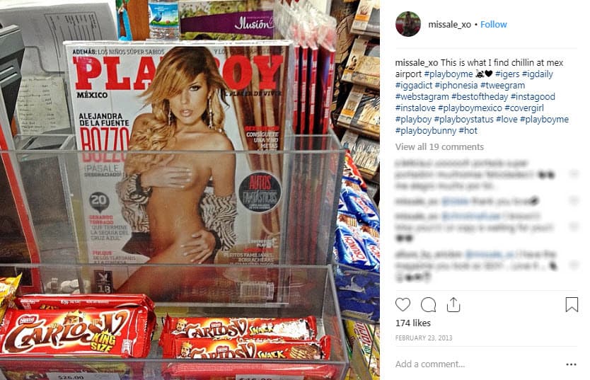 A inicios de 2013 y con tan solo 24 de edad, la hija menor de la presentadora de origen peruano sorprendió al posar para la revista Playboy México.