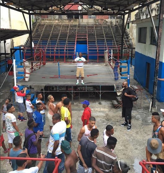 Mayweather en Cuba.