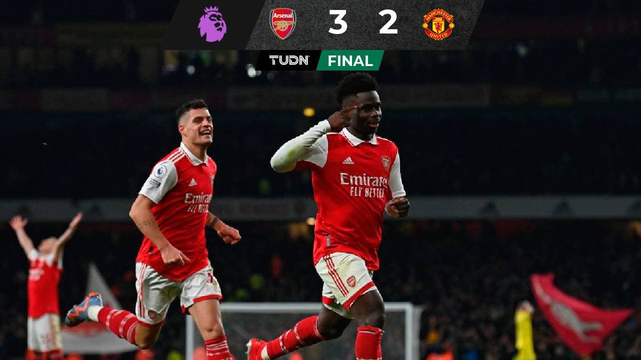 Arsenal venció al Manchester United y no cede terreno en la Premier League