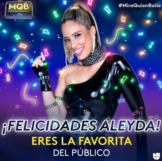 Aleyda Ortiz también representó muy bien a Despierta América, convirtiéndose en la favorita del público.