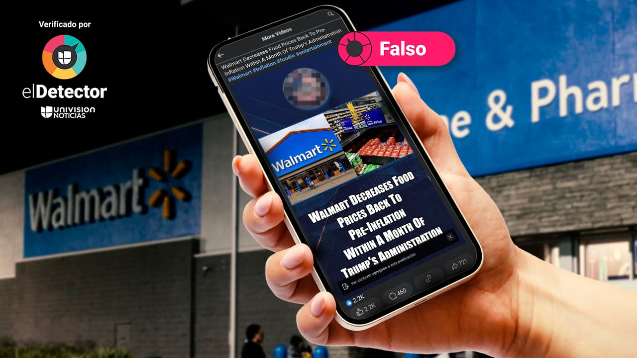 Walmart desmiente haber anunciado una reducción de “todos” los precios de alimentos: se trata de una desinformación