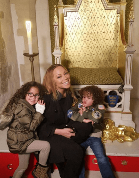 Sus hijos están enormes y van con ella a todas partes; esta es una de las situaciones que la ponen súper contenta.