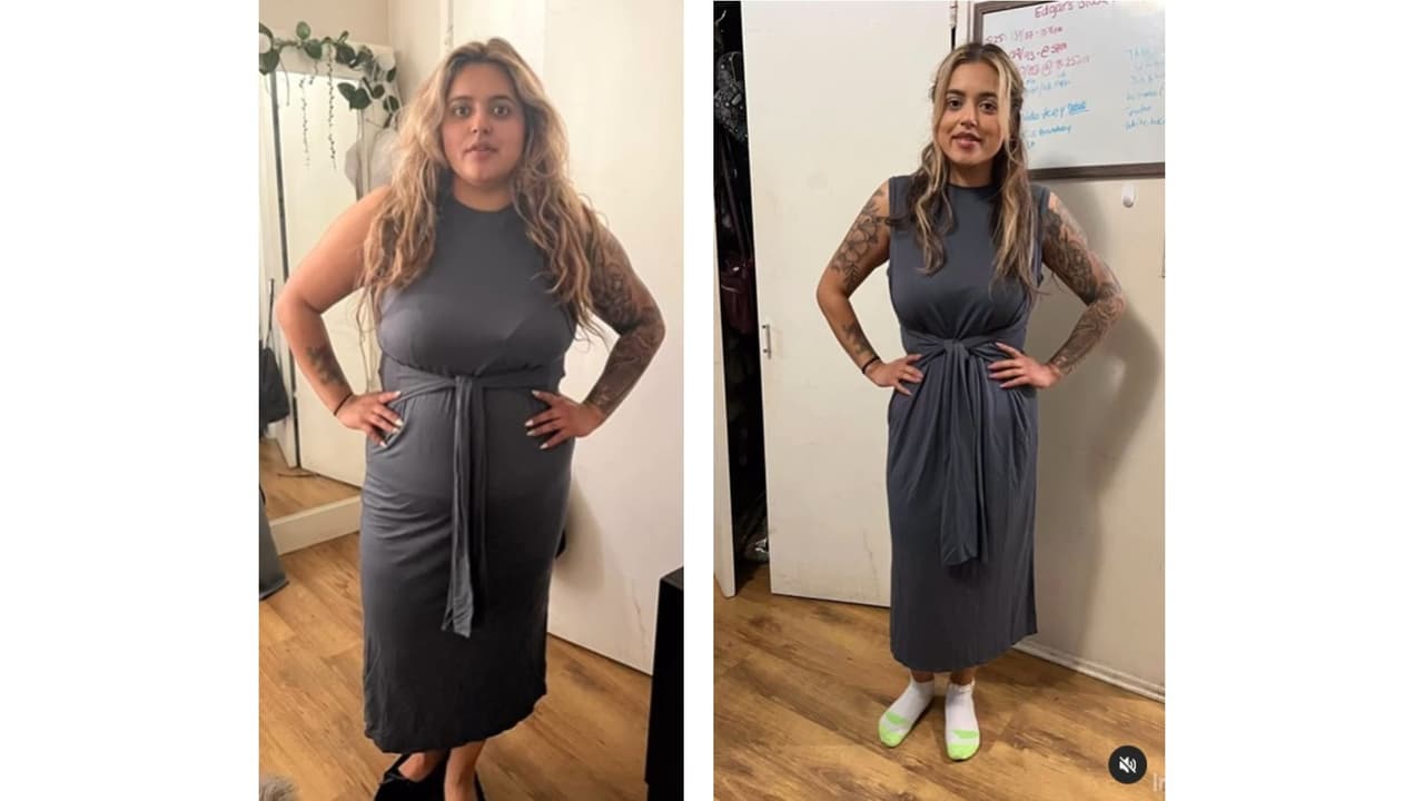 Abigail Rivera muestra cómo luce actualmente.