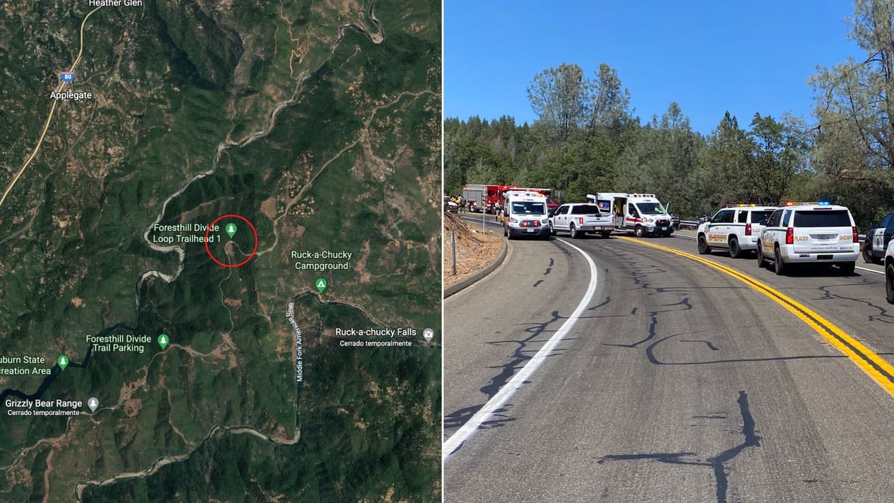 Se registra fatal accidente en el condado de Placer; hay niños heridos