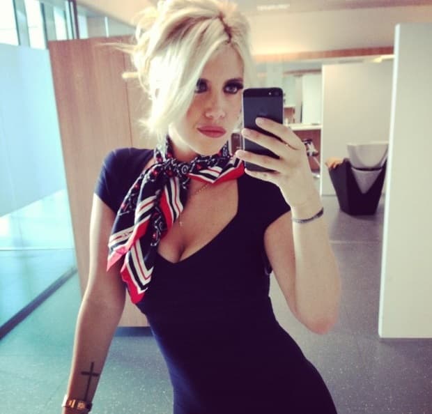 La argentina siempre da de que hablar en Italia, luego de que terminará su relación con Maxi López para andar con el jugador del Inter, Mauro Icardi, y que ha provocado problemas entre los jugadores.