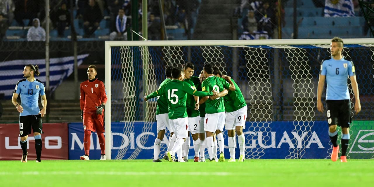 Bolivia comenzó arriba en el marcador en su visita en Montevideo contra Uruguay.
