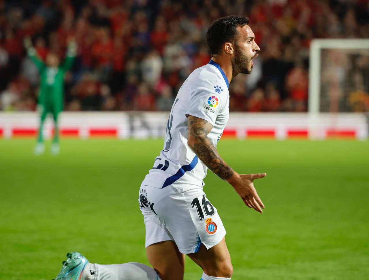 El Mallorca del técnico mexicano Javier Aguirre, expulsado al 90+2', empató 1-1 ante el Espanyol en la Jornada 12 de LaLiga.