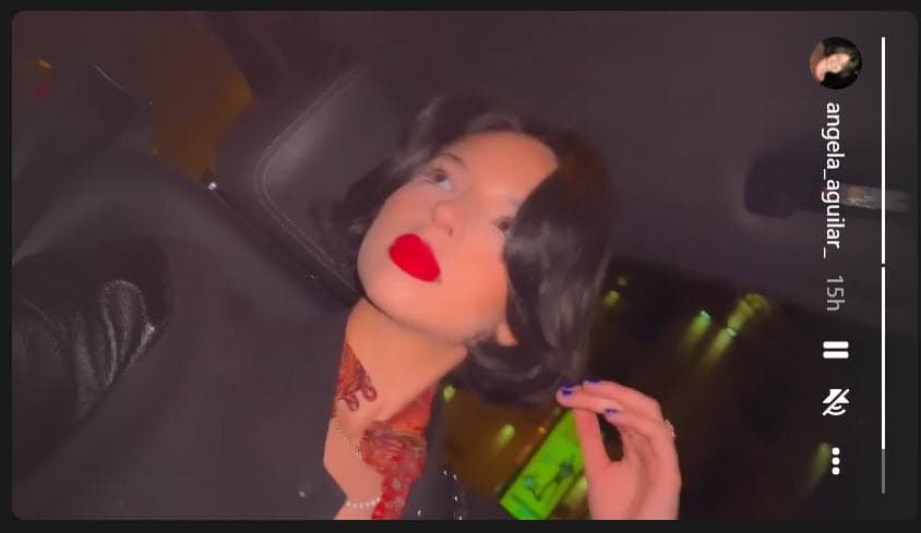 Por ahora, Ángela Aguilar se concentra en disfrutar la vida en Francia. 
<br>