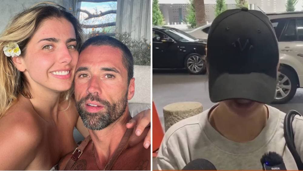 Michelle Renaud evita hablar de su supuesto embarazo y trata mal a la prensa