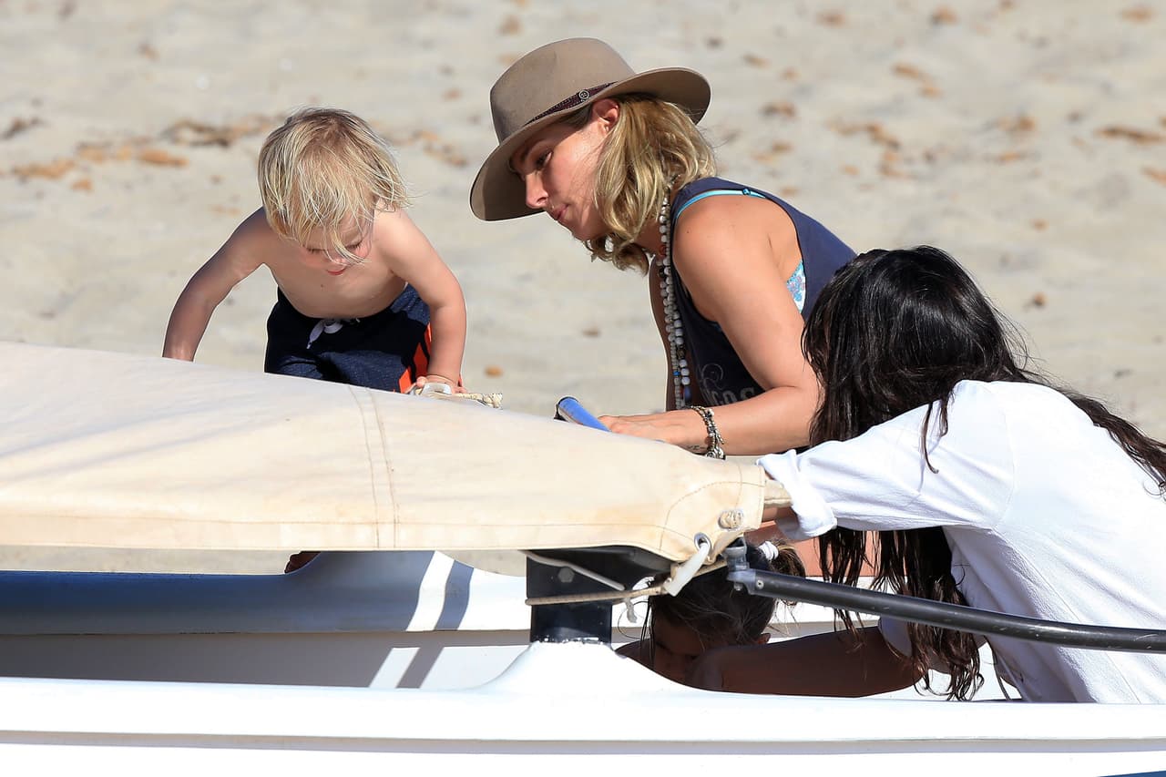 La pasaron de maravilla aunque seguramente extrañaron a papi.