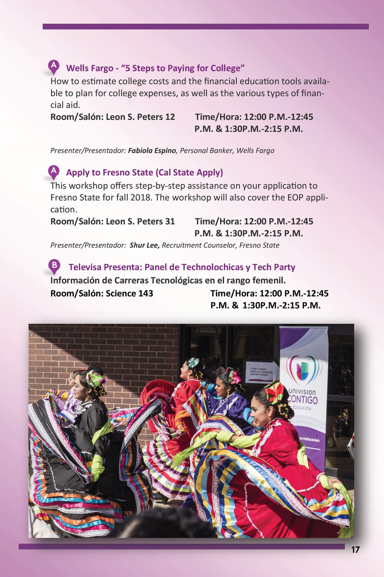 PG 17 El programa para la Feria de Educación este sábado en Fresno State