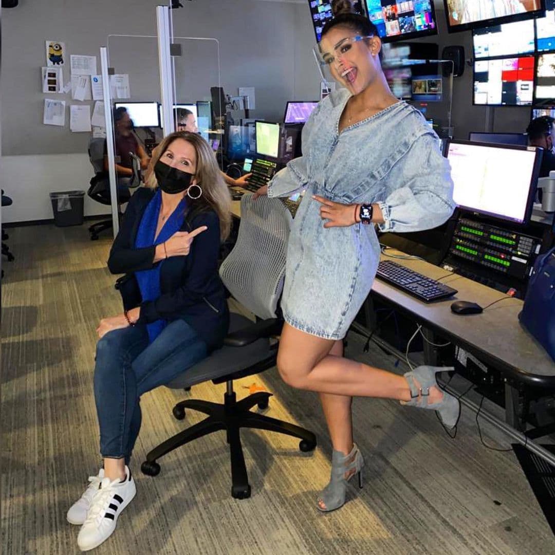 Incluso la productora del show, Mariela Cardona, le deseó buen viaje y mucho éxito en esta nueva aventura.