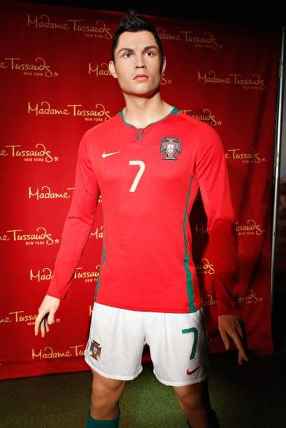 Otra estrella de las canchas, el guapo Cristiano Ronaldo. Aunque aquí no está tan guapo.