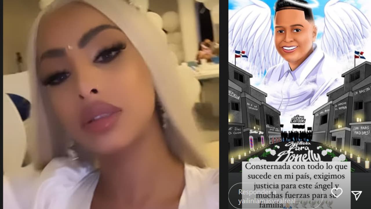 Yailin publicó este mensaje ante el presunto asesinato del joven Donelly Martínez, fallecido en República Dominicana.