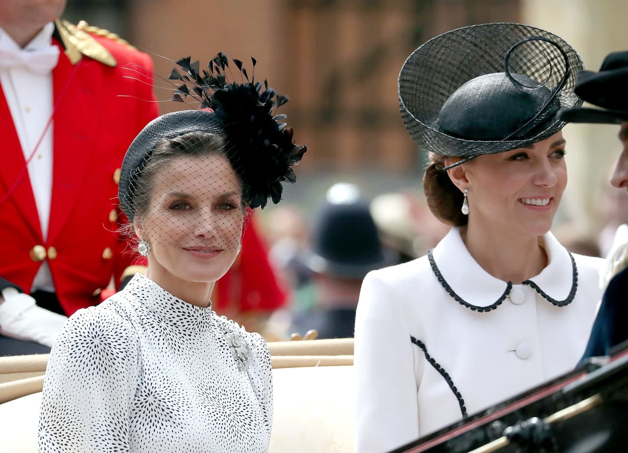 En el inesperado encuentro, destacaron Kate, Letizia y Maxima -consideradas las mejor vestidas de la realeza europea.
