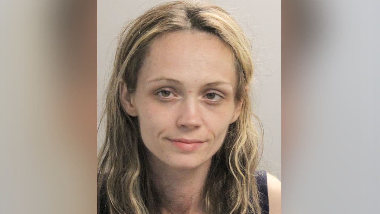 Hollie Marie Fox, está acusada de robar a una persona.