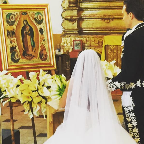 Anahí es católica y fiel creyente de la Virgen de Guadalupe.