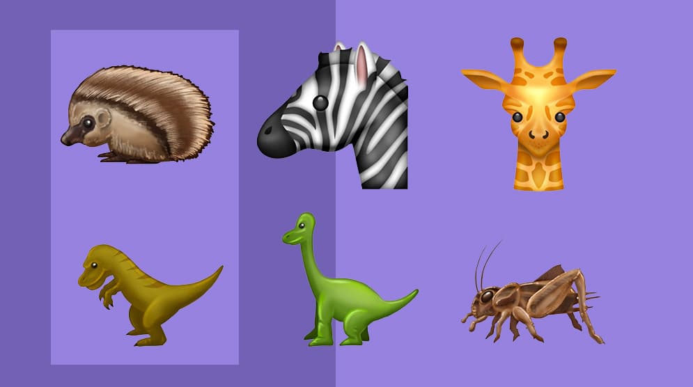 Ahora tendrás al alcance un encantador T-Rex, jirafa, zebra, puercoespín y más.