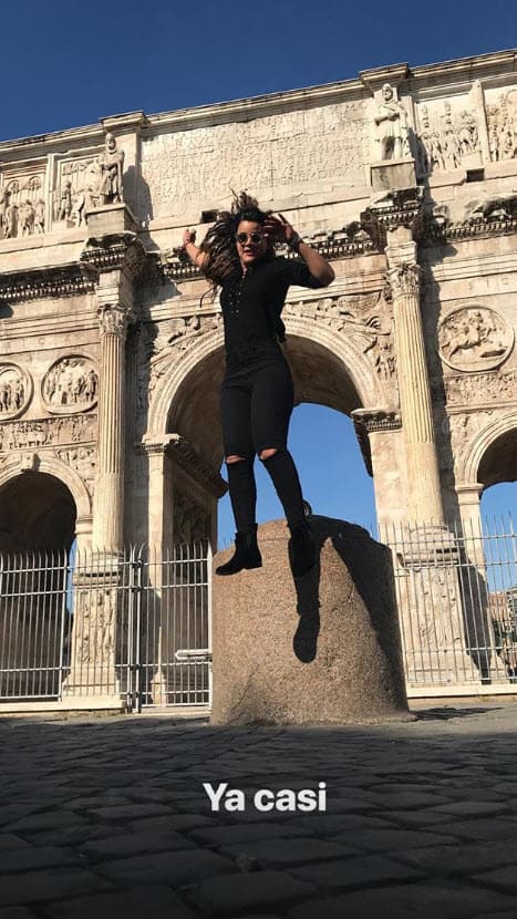 Todo iba perfecto al caer.