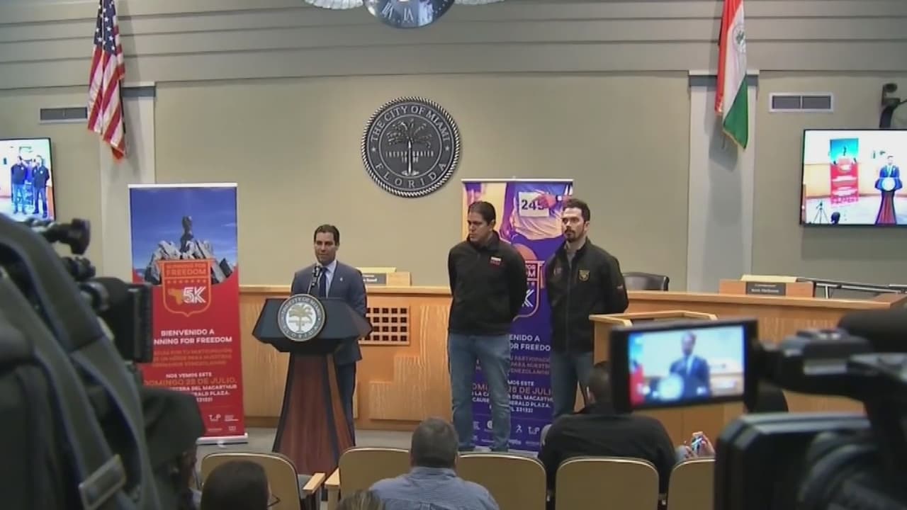 Carrera por la libertad en Miami para recaudar fondos para venezolanos en su país