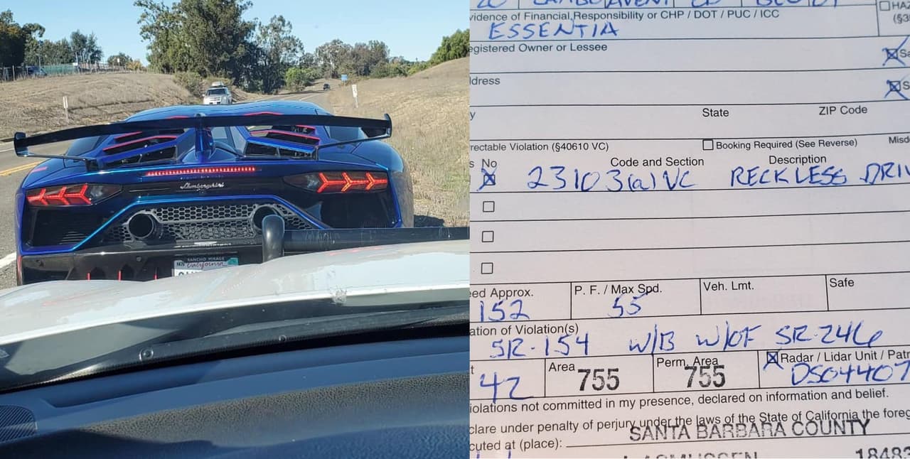 Conductor de Lamborghini pone a toda velocidad su carro en el lugar equivocado