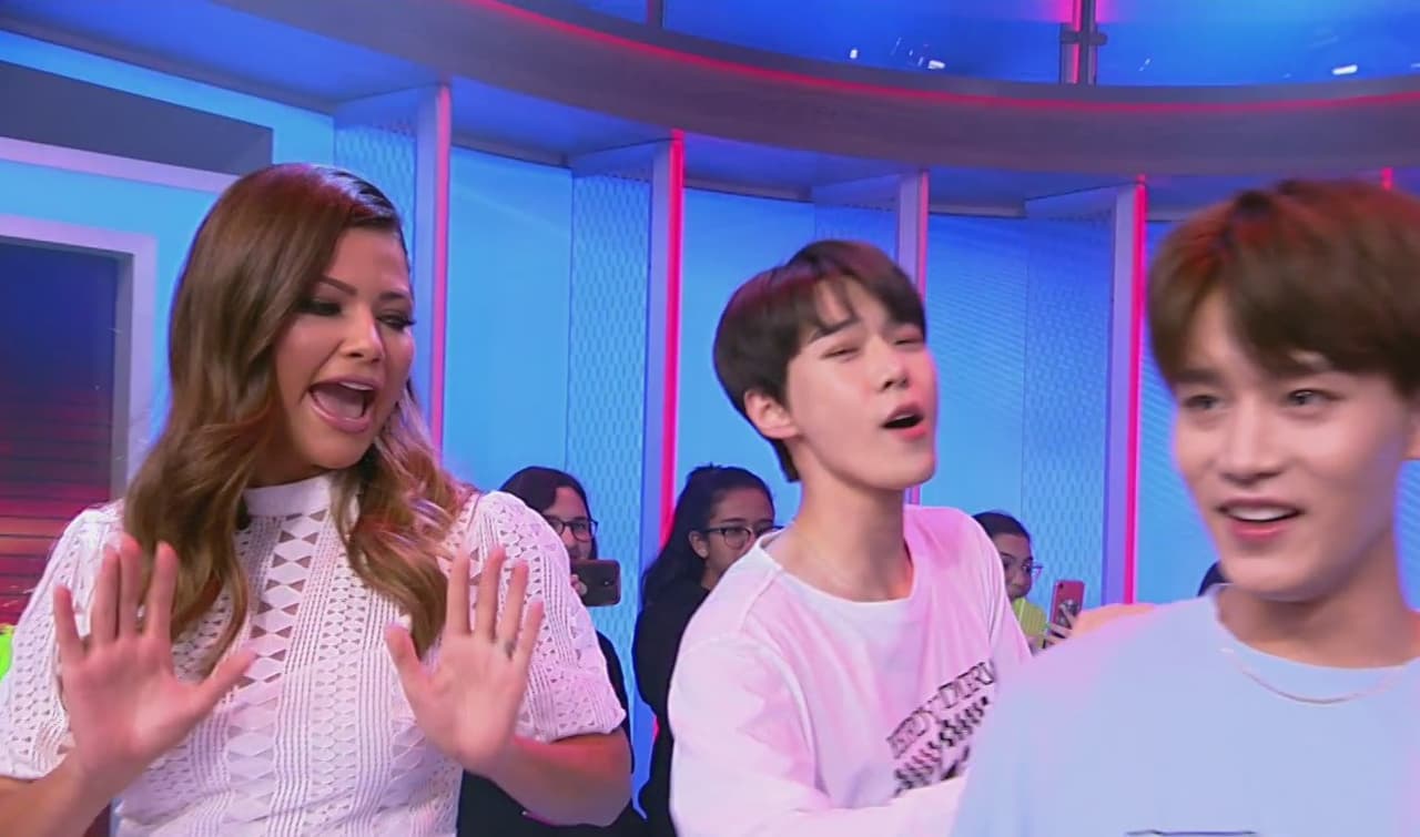 Ana Patricia también sacó sus mejores pasos de baile para mostrarles cómo se mueven en esta parte del mundo.
<br>