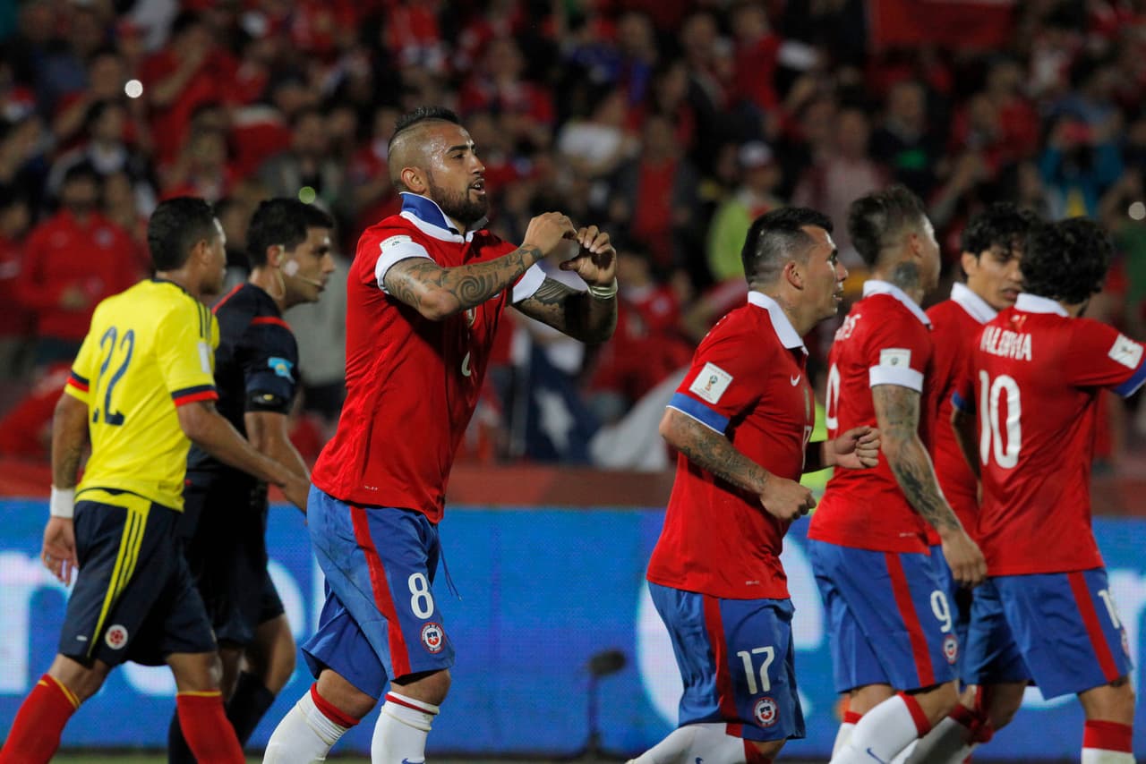Chile 1-1 Colombia: Vidal y James decretan el empate entre Chile y Colombia