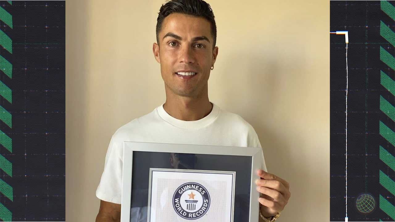 CR7 presumió su récord como máximo anotador internacional 