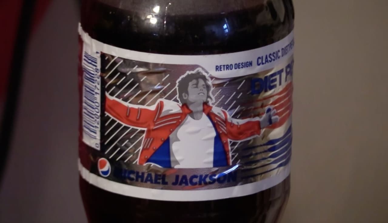 Michael Jackson fue imagen publicitaria de Pepsi.