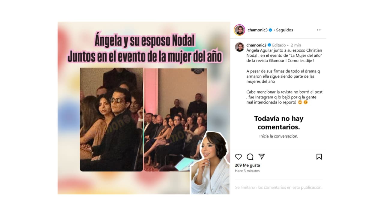 Así apareció Ángela Aguilar en el evento 'Woman of the Year' de la revista mexicana Glamour.