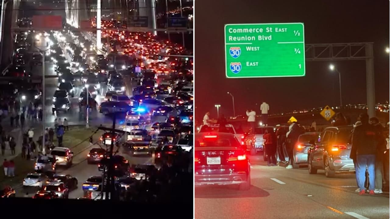 Calles convertidas en ‘parkings ilegales’ y cientos de disparos al aire la noche de Año Nuevo en Dallas