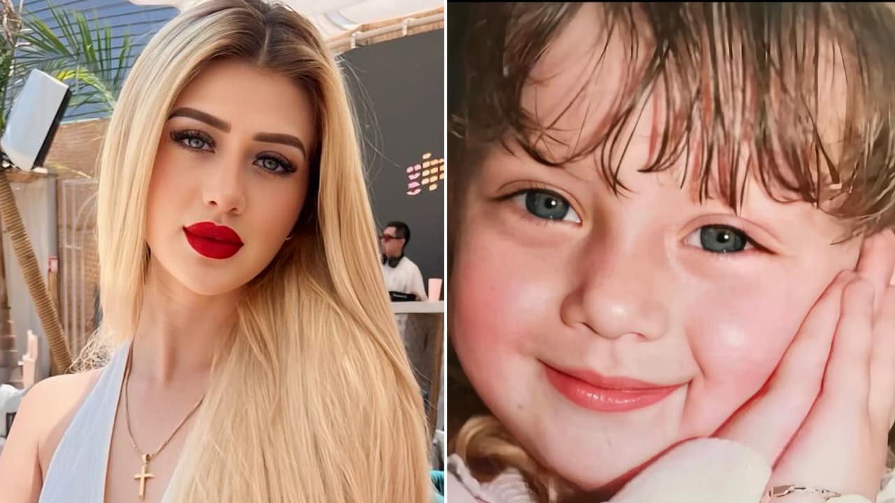 Así se veía Valeria Márquez en su niñez: sus ojos verdes eran inconfundibles