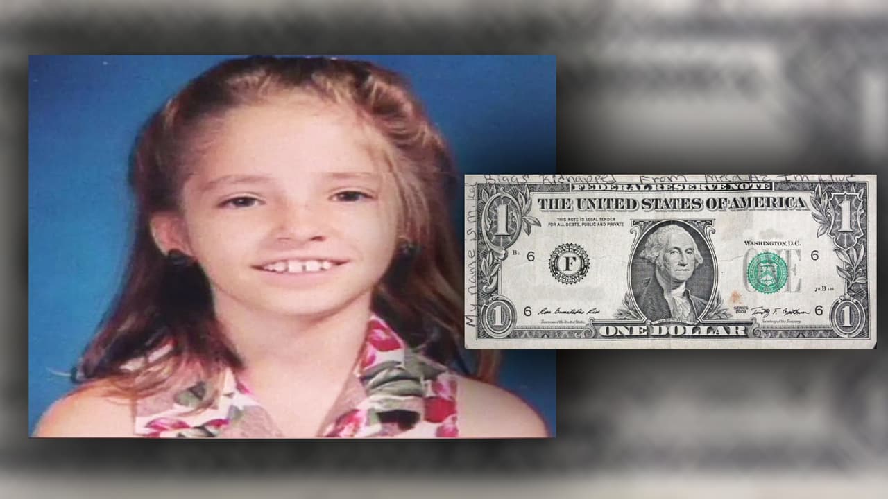 Esta niña desapareció en 1999 y un billete con un mensaje escrito reactivó su caso