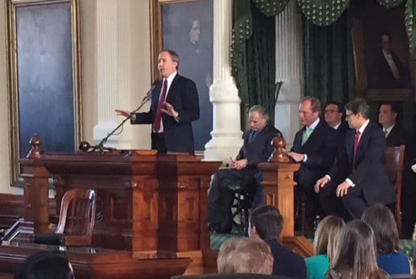 Ken Paxton tomó juramento como Fiscal General de Texas en una ceremonia celebrada en el Capitolio Texano, en Austin.