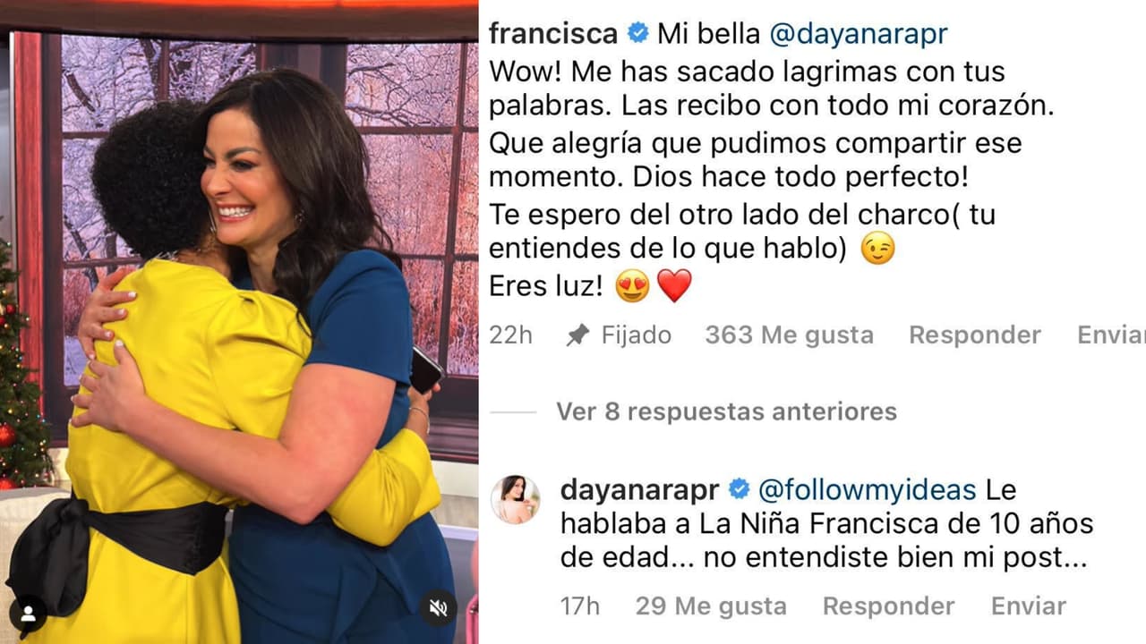 "Te espero del otro lado del charco", le escribió Francisca. Tras las primeras fotos que publicó desde Madrid, se le vio 
<b><a href="https://www.univision.com/famosos/la-espectacular-y-emotiva-llegada-de-francisca-y-francesco-a-la-boda-video" target="_blank">sin su marido Francesco Zampogna</a> </b>ni con su hijo Gennaro. 
<br>