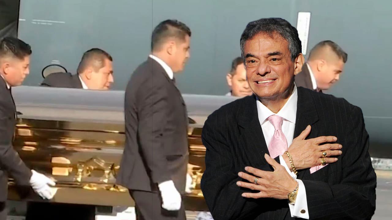 Así fue el recorrido del féretro de José José "a su patria" México: un viaje lleno de emociones