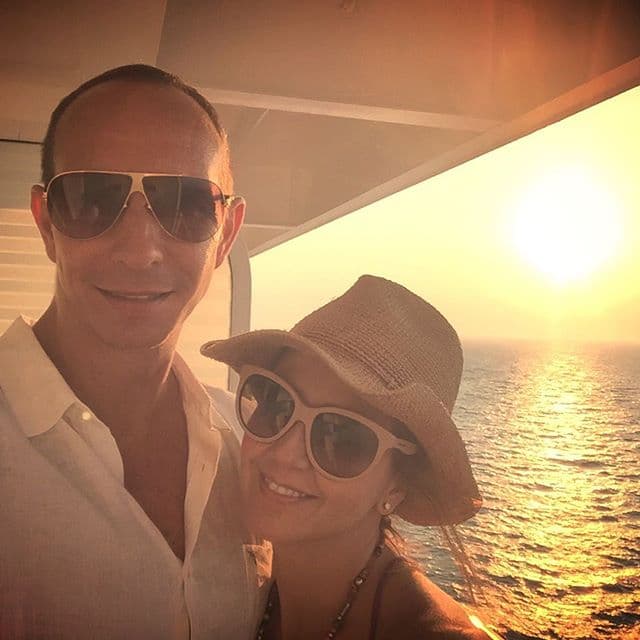 Andy, el amor de su vida. Con ella comenzó un hermoso matrimonio en el 2000.