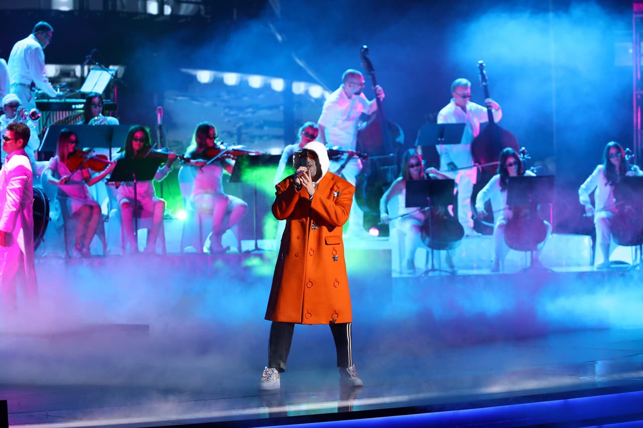 El cierre de la gran gala estuvo a cargo de Bad Bunny.