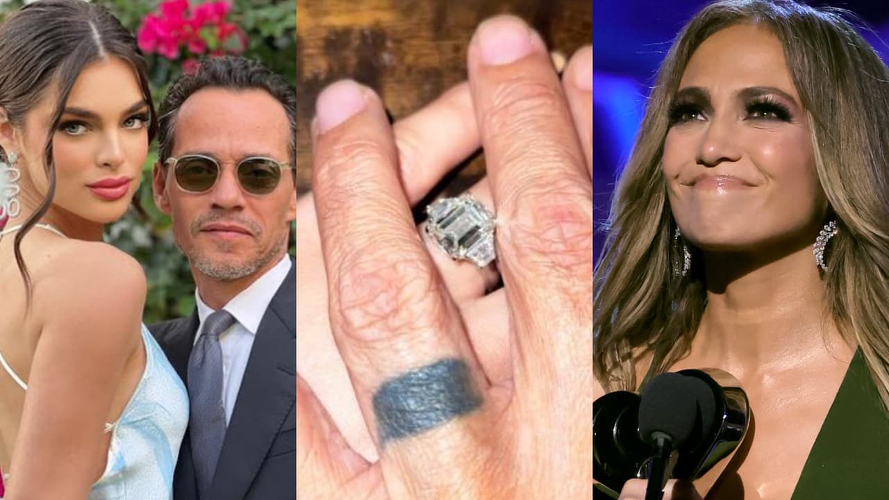 Marc Anthony le regaló a su nueva novia un anillo de compromiso casi idéntico al que le entregó a JLo