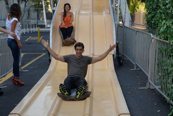 El momento fue muy divertido, Brenton se veía muy emocionado.