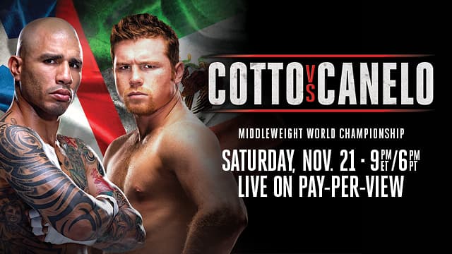Gana un guante firmado por Miguel Cotto y Saúl 'Canelo' Alvarez