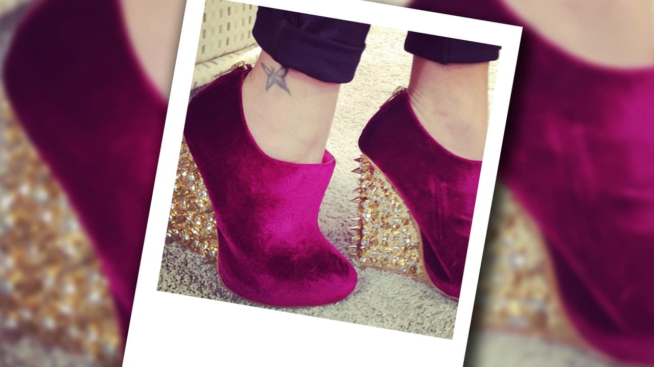 Cuando uses unos zapatos así prepárate para que te miren por donde camines.